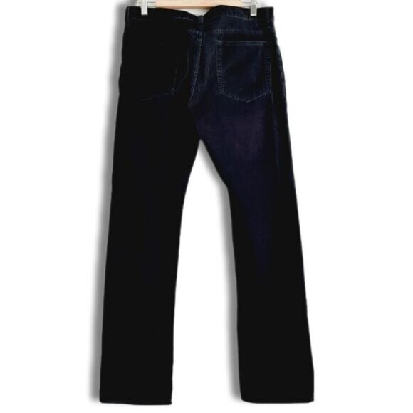 J.CREW 100% Cotton Slim Straight Leg Corduroy Pants Black Men's Sz 32 - Picture 6 of 11